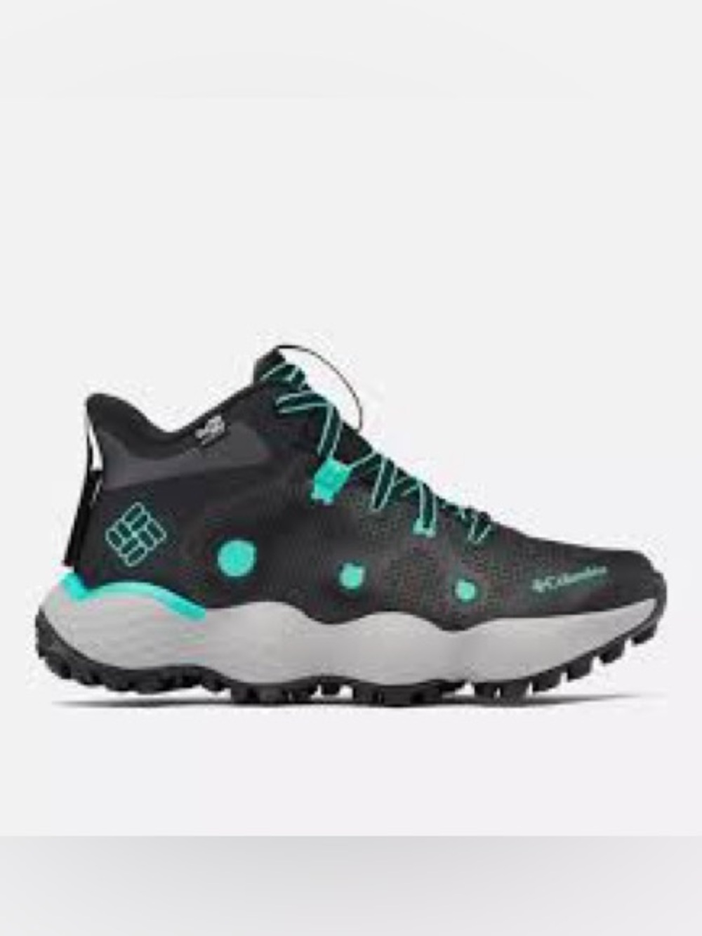 Columbia Black & Teal Outdoor Trail Sneakers